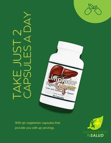 Limpiador Hígado y Vesícula, Liver Support with Boldo Extract and Milk Thistle Extract, 90 Vegetarian Capsules in Saudi Arabia