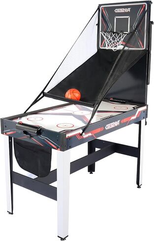 طاولة ألعاب كومبو 4 في 1 من روزيد للمنزل، وغرفة الألعاب، والأصدقاء والعائلة، وألعاب الرماية، والهوكي الهوائي، وكرة السلة، ورمي السهام، وطاولة ألعاب متعددة in Kuwait