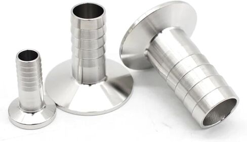 Outer Diameter 8MM-64MM Stainless Steel SS304 SS316L Hose Hook Fitting Sleeve (1.0 inches (25.4 mm), OD6.35MM_SS316L) in Kuwait