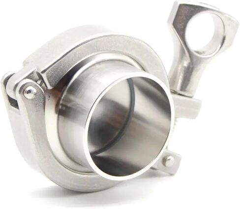 19mm-102mm 3 أكمام بطاقة الفولاذ المقاوم للصدأ ختم الأكمام بطاقة اللحام الصحي (K106X91MM 780g، SS316L) in Kuwait