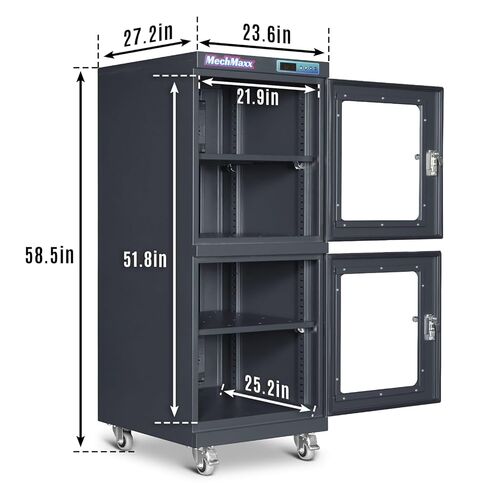 20-60% RH Electronic Dry Cabinet 540L ESD Desiccator Cabinet,for Storage of semiconductors, Optical Lenses, Printed Circuit Board Assemblies and Laboratory Chemicals, Model EDC540A in Kuwait