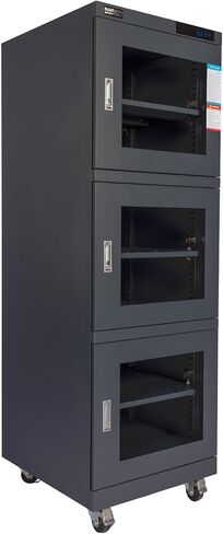 خزانة NARGON 2-40% RH 730L الإلكترونية الجافة، خزانة تجفيف ESD لتخزين العدسات البصرية، مجموعات РСВ، الرقاقة، المكونات الإلكترونية، أشباه الموصلات، المواد الكيميائية المخبرية، الموديل NMC733BF in Kuwait