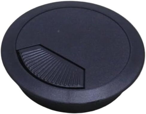 Desk Grommet,Cable Grommet 10PCS/LOT 60mm 53mm 50mm Computer Desk Table Grommet Cable Port Wire Hole Cover(Black,53mm) in Saudi Arabia