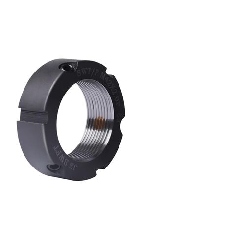 فتحة صامولة مستديرة مشقوقة 1 قطعة F-Type th البطن الدقة قفل الجوز المسمار قفل آلة الجوز to-ol M12x1.0/14/16/18/27 * 1.5P(14) in Kuwait