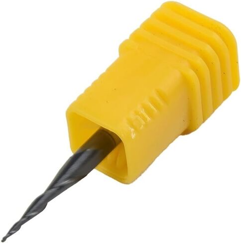 مطحنة نهاية مدببة كروية من الكربيد، ساق 1/8 بوصة، نصف قطر 0.25 مم، مطلية بـ TiAlN، لطحن الحديد الزهر باستخدام الحاسب الآلي، سبائك الصلب، 2 فلوت، طول القطع 15 مم in Kuwait