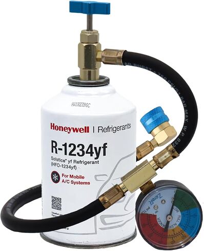 Zeror® R1234YF مجموعة شحن المبرد | 24 "HD يمكن النقر فوق المقياس | 8oz R1234YF (علبة 1) in Kuwait