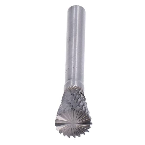 YG8 سبيكة مقلوب مخروط لدغ ملف قطع مطحنة القالب بت لتصنيع الأدوات معالجة المعادن نحت الخشب صنع المجوهرات إزالة الأزيز in Kuwait