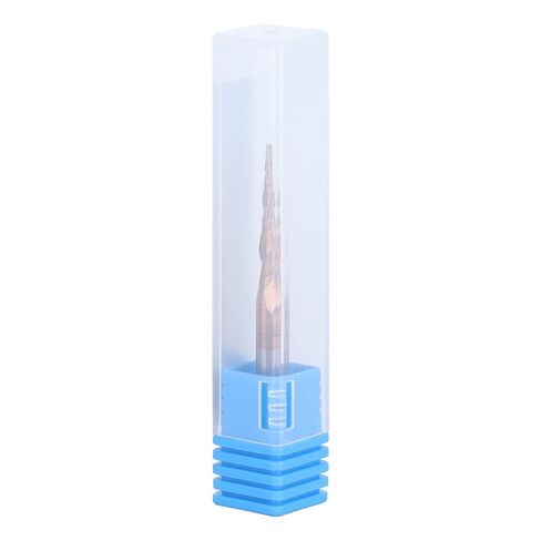 Tapered Ball Nose End Mill CNC Router Bit 2 Flute Tungsten Steel Carbide Antique Brass Plated 0.5mm Cutting Diameter for Wood Metal Plastic Engraving Milling Cutting in Saudi Arabia