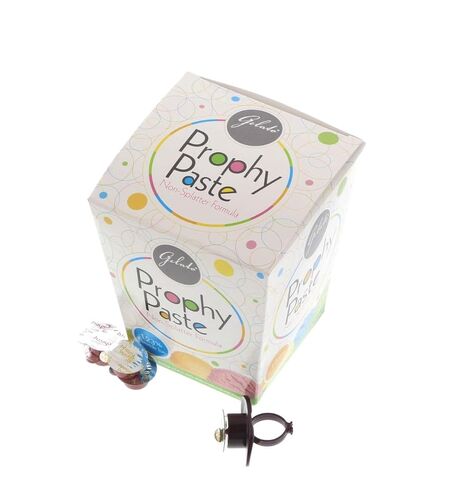 Keystone 24-15877 Gelato Prophy Paste Cups Medium Grit Raspberry 1.23% APF 200/Pk in Kuwait