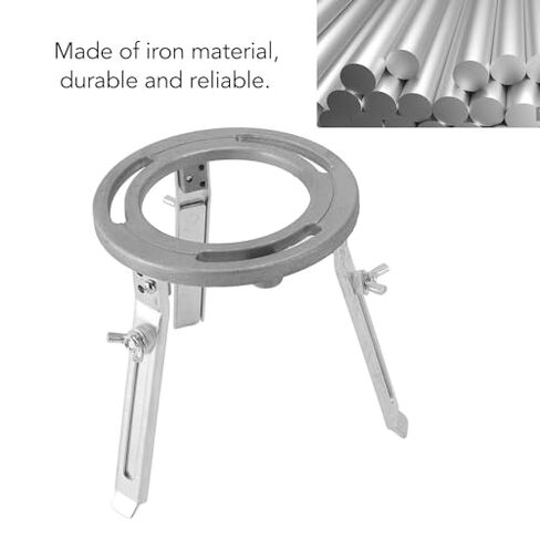 حامل ثلاثي القوائم للأكواب، طقم حامل دعم تسخين مصباح الكحول بارتفاع قابل للتعديل لمستلزمات تعليم الكيمياء المختبرية in Kuwait