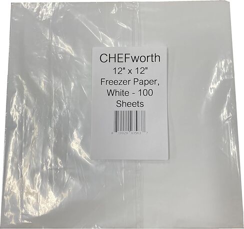 ورق تجميد مقاس 12 × 12 بوصة، أبيض - 100 ورقة in Kuwait