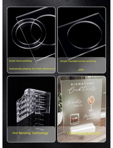 1mm Clear Acrylic Sheet - High Transparency pmma Board for DIY Crafts, Models, Display Case & Signage, Plastic Panels for Custom Cutting(15x30cm/5.9x11.8in) in Saudi Arabia