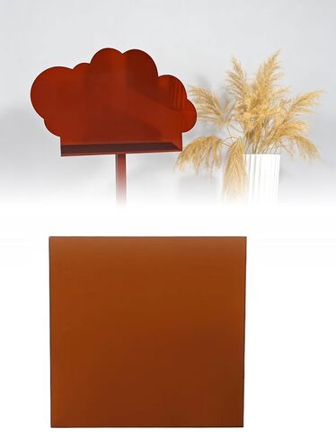 ورقة أكريليك، لوحة بنية اللون، لحارس نافذة الماكينة، حاجز المعدات، فلتر التصوير الفوتوغرافي، باب الخزانة، الحرف اليدوية، قسم الغرفة (2 مم، 30 × 30 سم) in Kuwait