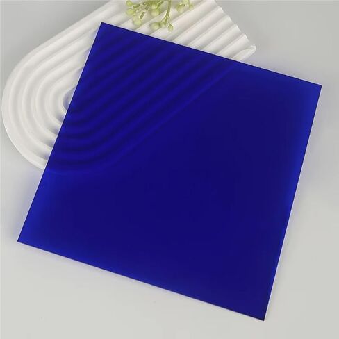 Transparent Colored Acrylic Sheets 3mm Thick, Iridescent Cast Acrylic Sheet for Laser Cutting, Sign Making, DIY Display Craft, Art Projects(Green1,20x20cm/7.9x7.9in) in Saudi Arabia