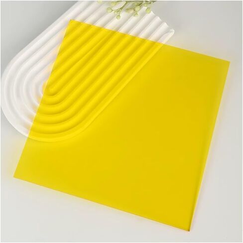 Transparent Colored Acrylic Sheets 3mm Thick, Iridescent Cast Acrylic Sheet for Laser Cutting, Sign Making, DIY Display Craft, Art Projects(Green1,20x20cm/7.9x7.9in) in Saudi Arabia
