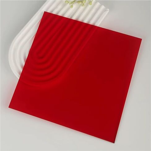 Transparent Colored Acrylic Sheets 3mm Thick, Iridescent Cast Acrylic Sheet for Laser Cutting, Sign Making, DIY Display Craft, Art Projects(Green1,20x20cm/7.9x7.9in) in Saudi Arabia