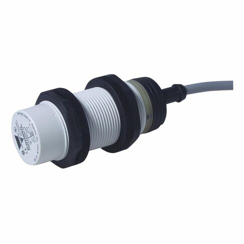 CARLO GAVAZZI EC3025TBAPL Capacitive Proximity Sensor, Triple-Shield Protection, M30, 25 mm Range, 20-250 VAC, NO or NC, 500 mA SCR Output, Diagnostic LED, 2 m PVC Cable, 6.3 oz. Size, 35 mm Height x 107 mm Width x 173 mm Diameter in Saudi Arabia
