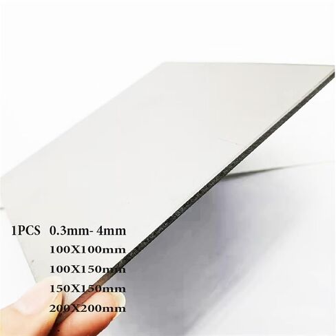1pcs GR2 Ti Sheet Plate 0.3mm- 4mm Titanium Sheet Titanium Titan Ti Alloy Ti Titanium Plate Sheet100X100/100X150/150X150/200X200(3x150x150mm) in Saudi Arabia