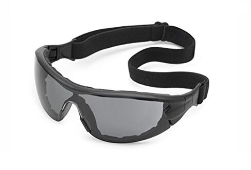 Gateway Safety 21GBX8 Swap Wraparound Hybrid Eye Safety Glasses/Goggles, FX3 Premium Anti-Fog Lens, Black Frame with Foam Edge, Regular, Gray in Kuwait