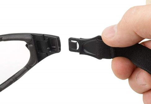 Gateway Safety 21GBX8 Swap Wraparound Hybrid Eye Safety Glasses/Goggles, FX3 Premium Anti-Fog Lens, Black Frame with Foam Edge, Regular, Gray in Kuwait