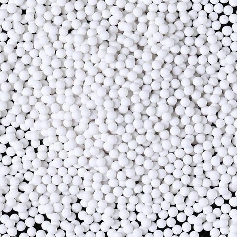 1 Pound Rock Tumbler Ceramic Pellets 1/8 inch 3mm Diameter Small Round Aluminium Oxide Ceramic Beads Rock Tumbling Filler Media Reusable Ceramics Balls for All Type Tumblers in Saudi Arabia