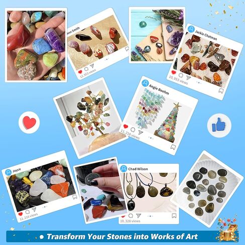 Rock Tumbler Polish – 12000 Grit Aluminum Oxide for Final Finish, Step 5 Advanced Polishing Grit for Higher Gloss, Rocks, Gems, Glass & Jewelry Making, Ultra-Fine Polish Refill, 1 lb in Kuwait