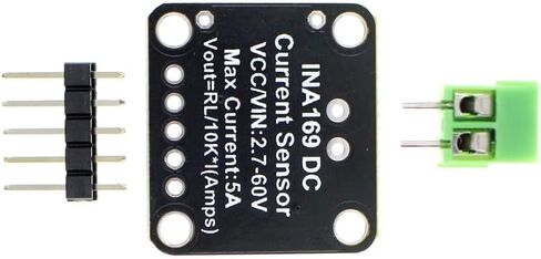 DONGKER INA169 5A Analog DC Current Sensor Breakout,2.7V to 60V Analog Current Sensor Module in Saudi Arabia