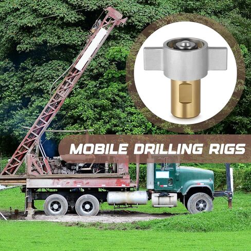 1 Pack 1" NPT Wet-line Wing Nut Hydraulic Quick Disconnect Female Coupler, Heavy Duty Brass for Live Dump Trailer Hydraulic Systems in Saudi Arabia