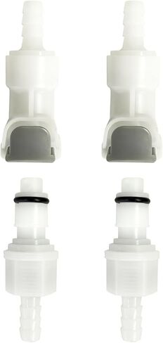 إدراج قضيب خرطوم سريع القطع من IRONSTAR، تجهيزات خرطوم توصيل سريع، موصل اقتران ذكر/أنثى بلاستيكي سريع الاتصال، خرطوم القطر الداخلي 1/4 بوصة، موصلان أنثى وموصلان ذكر. in Kuwait