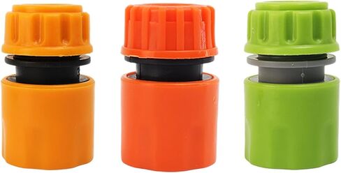 3 Colors/Set Garden Hose Quick Adapter Connectors Faucet Leakproof Extender Watering Pipe Connect Accessories Large Inner Diameter 2cm Small Inner Diameter 1.5cm in Saudi Arabia
