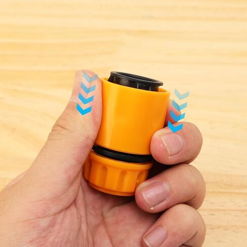 3 Colors/Set Garden Hose Quick Adapter Connectors Faucet Leakproof Extender Watering Pipe Connect Accessories Large Inner Diameter 2cm Small Inner Diameter 1.5cm in Saudi Arabia