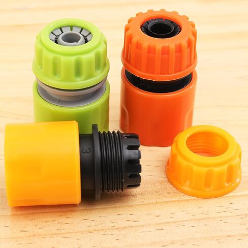 3 Colors/Set Garden Hose Quick Adapter Connectors Faucet Leakproof Extender Watering Pipe Connect Accessories Large Inner Diameter 2cm Small Inner Diameter 1.5cm in Saudi Arabia