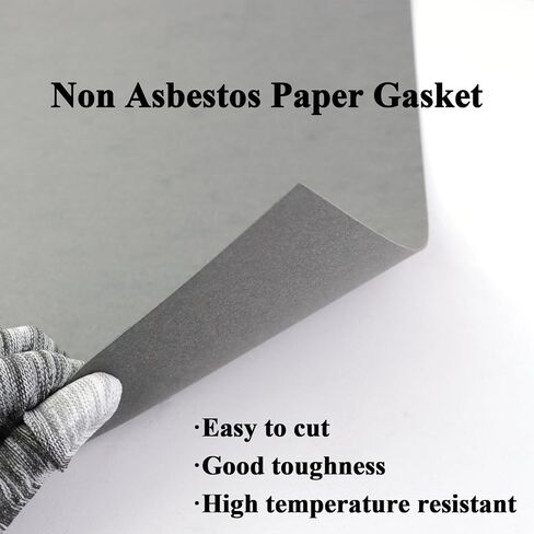 WOTIAN 0.5mm/0.8mm Non-Asbestos Gasket 290×370mm DIY Sealing Material Paper for Gasoline Diesel Engine Lawnmower Generator Go Kart Mini Bike (6pcs 0.5mm and 6pcs 0.8mm) in Kuwait