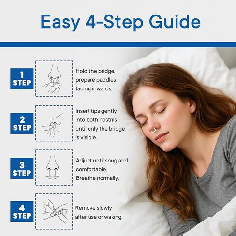 Anti Snoring Devices, Snoring Solution with Adjustable Snore Stopper, 3-Gear Fit, Improves Airflow, Reusable – 4 Pack in Kuwait
