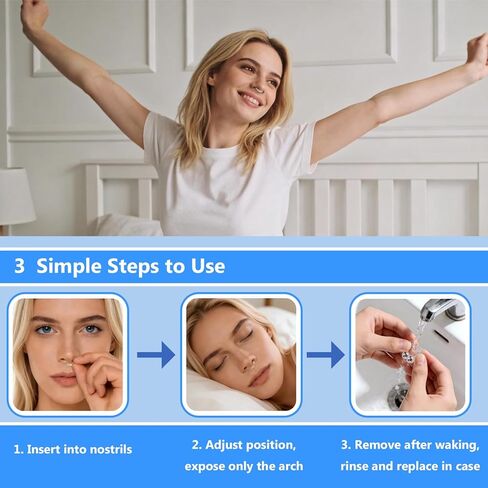 Anti Snoring Devices(8 Pack),Silicone Magnetic Stop Snoring Solution,Anti Snoring Nose Clip,Effective to Relieve Snoring,Snoring Devices for Men and Women,Clear in Kuwait