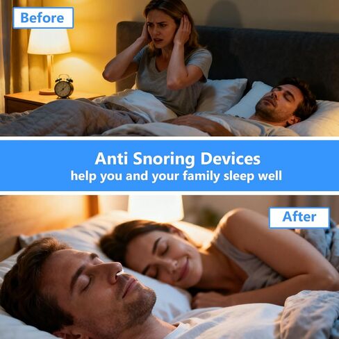 Anti Snoring Devices(8 Pack),Silicone Magnetic Stop Snoring Solution,Anti Snoring Nose Clip,Effective to Relieve Snoring,Snoring Devices for Men and Women,Clear in Kuwait