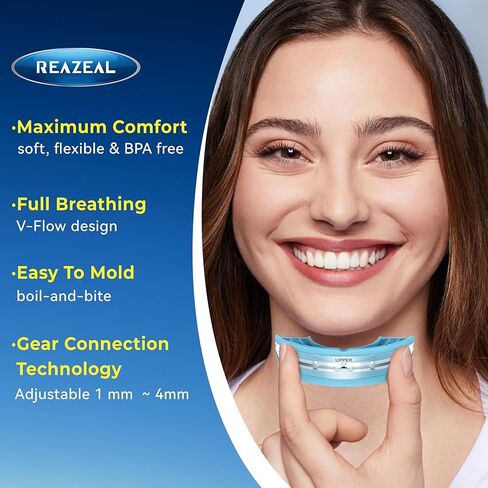 Anti Snore Mouthpiece – Adjustable Intraoral Device Designed to Help Reduce Snoring (1 Pack) in Kuwait