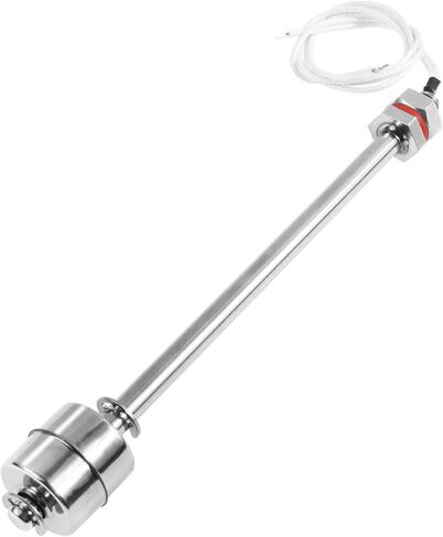 Stainless Steel Float Switch Water Level Sensor Side Mounted Water Level Controller Sensor Switch G1/2 for Smart Toilet Solar Tank Pool Pump Liquid Control Length 115mm Silver in Saudi Arabia