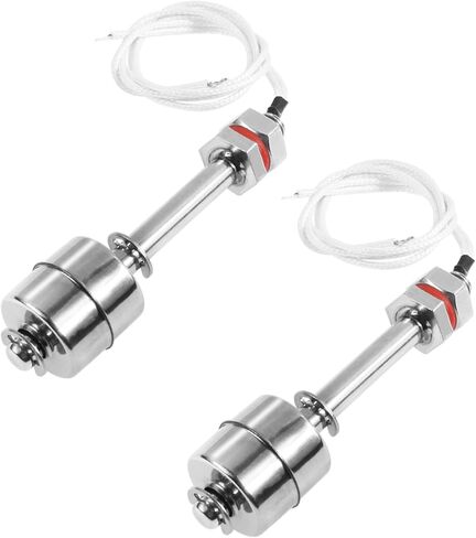 Stainless Steel Float Switch Water Level Sensor Side Mounted Water Level Controller Sensor Switch G1/2 for Smart Toilet Solar Tank Pool Pump Liquid Control Length 115mm Silver in Saudi Arabia