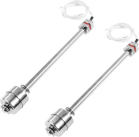 Stainless Steel Float Switch Water Level Sensor Side Mounted Water Level Controller Sensor Switch G1/2 for Smart Toilet Solar Tank Pool Pump Liquid Control Length 115mm Silver in Saudi Arabia
