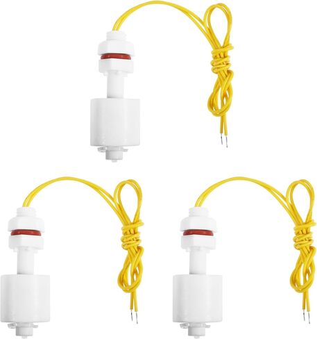 2 Pcs Polypropylene Float Switch Water Level Sensor Side Mounted Water Level Controller Sensor Switch M10 for Smart Toilet Solar Tank Pool Pump Liquid Control Length 55mm White in Saudi Arabia