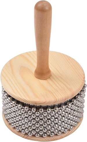 Durable Medium Size Pine Wood Cabasa Orff Wooden Percussion Instrument for Adults Classroom Teaching Band Accompaniment Daily Music Practice in Saudi Arabia