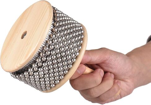 Durable Medium Size Pine Wood Cabasa Orff Wooden Percussion Instrument for Adults Classroom Teaching Band Accompaniment Daily Music Practice in Saudi Arabia