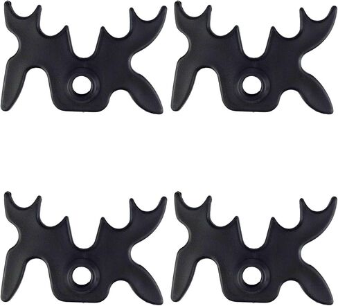 4 عبوات من رؤوس جسر البلياردو البلاستيكية على شكل رأس موس (أسود) in Kuwait