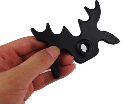 4 عبوات من رؤوس جسر البلياردو البلاستيكية على شكل رأس موس (أسود) in Kuwait