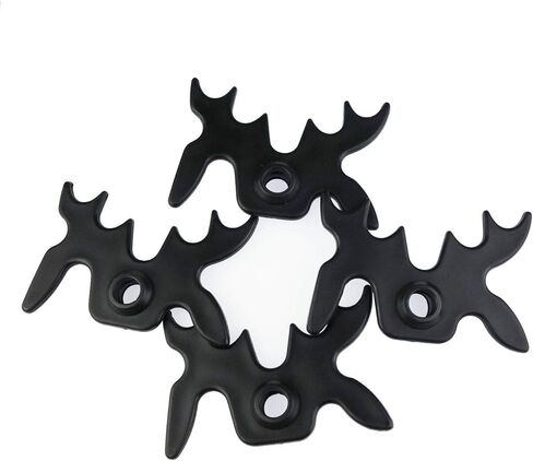 4 عبوات من رؤوس جسر البلياردو البلاستيكية على شكل رأس موس (أسود) in Kuwait