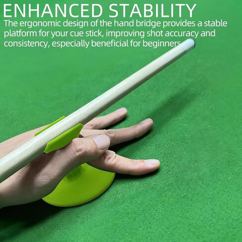 Tizee 3D Printed Hand Bridge for Billiards - 2 Pieces Pool Cue Bridge Accessory, Aiming Aid for Steady Shots, Ideal Gift for Billiard Lovers in Saudi Arabia