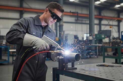 LaserPair OD8+ DIN4 900-1100nm Laser Safety Glasses, black Frame #52 for Fiber Laser & Handheld Laser Welding in Saudi Arabia