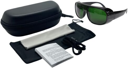 LaserPair OD8+ DIN4 900-1100nm Laser Safety Glasses, black Frame #52 for Fiber Laser & Handheld Laser Welding in Saudi Arabia