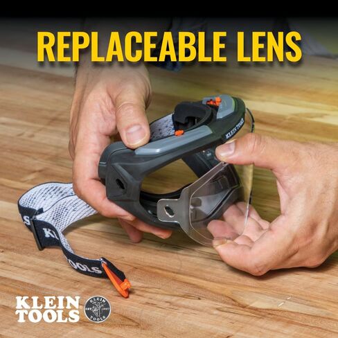 عدسات بديلة لنظارات السلامة OTG الشفافة 60481 من KLEIN TOOLS، حماية للعين من الفئة البصرية 1 PPE، مضادة للضباب، مقاومة للخدش، حماية من الأشعة فوق البنفسجية in Kuwait